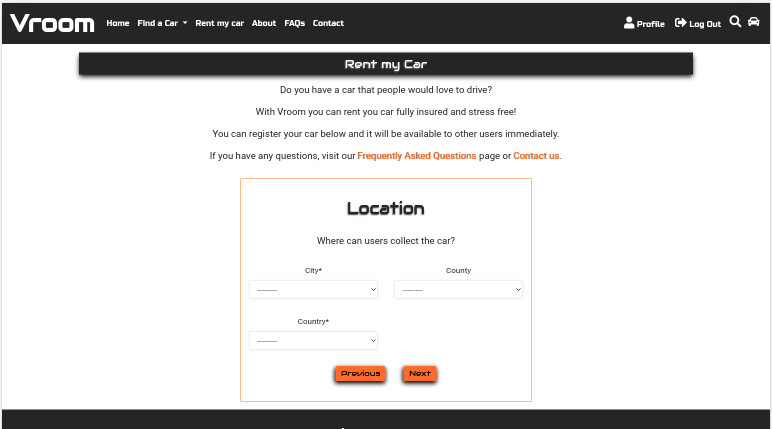 Location Details Form